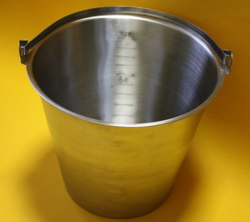 Wirtschafts-Eimer 10 Ltr. - stabile Ausführung mit MaÃeinteilung – Bild 3