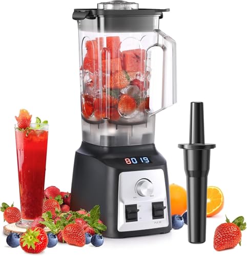 Enfmay Blender Smoothie Maker, 2000W Powerful Blender for Kitchen with 2L BPA-Free Tritan Container,...