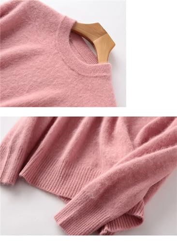 Cashmere Sweaters for Women Jumper Thick Warm Crew Neck Pullover Top4