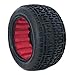 AKA Products, INC. 1/10 Rebar Rear Tires, Soft with Red Inserts (2): Buggy, AKA13108SR