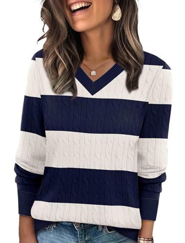 Sampeel Winter Sweaters for Women Long Sleeve V Neck...