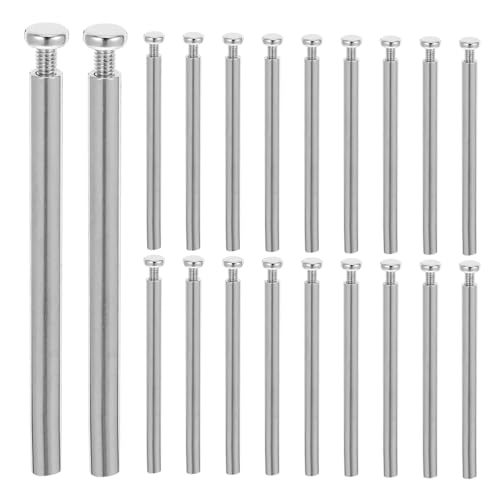 Image of TEHAUX 20-Pack Photo Frame Screw Set *6 * 80mm Wall Mount Hardware for Picture Frames Glass Screws Fasteners for Hanging Pictures