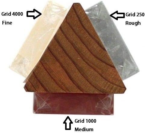 Three sides Whetstone #250#1000#4000 Japanese Blade Sharpening stone