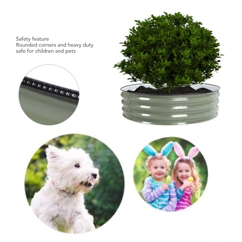 Kits de cama de jardim elevada, plantador elevado para vegetais, streamers, caixas de jardim ao ar l