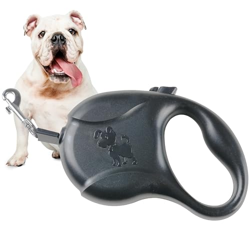 Guinzaglio per Cani Allungabile 5 MT in ABS Resistente – Guinzaglio Estensibile con Blocco Automatico e Impugnatura Ergonomica