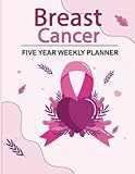 breast cancer: 2022-2026 five year weekly planner awareness month