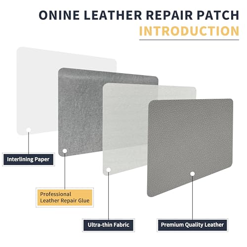 image for ONine Leather Repair Patch，Leather Repair Tape, 8 x 48 inches Leathe