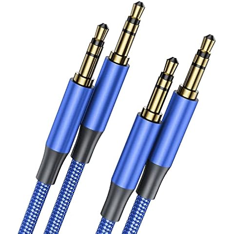 3,5 mm AUX-Kabel, geflochtenes Kopfhörerkabel Stecker auf Stecker,HiFi-Sound,AUX-Kabel,kompatibel mit Auto/Heim-Stereoanlagen,Lautsprecher Cover