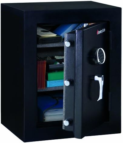 SentrySafe Executive Fire-Safe, Electronic Lock, 21-11/16W x 19D x 27-3/4H, Black