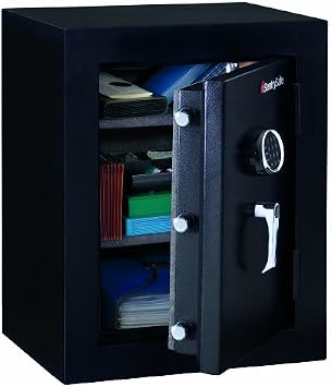 SentrySafe Executive Fire-Safe, Electronic Lock, 21-11/16W x 19D x 27-3/4H, Black