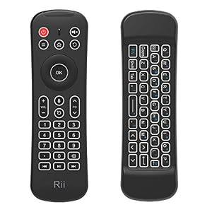 Rii Mini MX6+ – Telecomando retroilluminato – Con tastie...