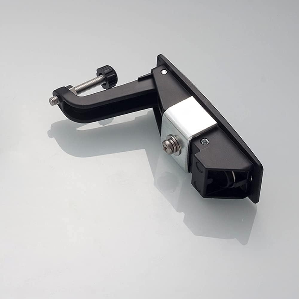 4PCS Compression Latch Lock Trigger Latch Lock, Zinc Alloy Adjustable Lever Hand Operated Compression Latch with Raised Trigger, Non-Locking, Flush Lever Latch (Black)