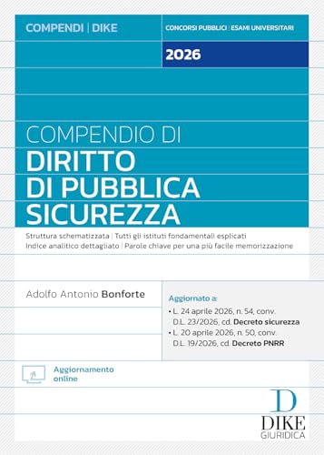 Compendio di diritto di pubblica sicurezza 2026. Con Aggiornamento online