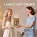 Book Nook Kit for Adults, Booknook DIY Miniature House Kit, Mini House Bookshelf Decor 3D Wooden Puzzle, Birthday Gift for Family, Friends - Theater