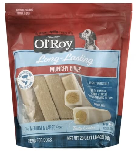 OlRoy Long Lasting Munchy Beef and Cheese Flavor Bones