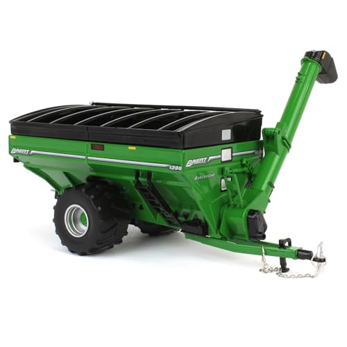 Spec Cast vehículo a escala 1:64 Brent 1398 Grain Cart verde miniatura 2