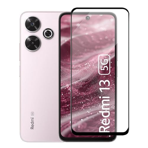 Image of SPAZY CASE Redmi 13 5G Smartphone Tempered Glass|9H Full Hd,Full Edge Protection,Shatterproof,Anti Scratch Screen Guard For Redmi 13 5G