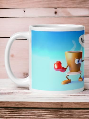 Image of Better Gift Flowers Tea Coffee Fight Mug, Round Shaped Multicolor Themed Coffee Mugs, Mug for Gifting, Gifting Items for Family, Friends & Closed Ones