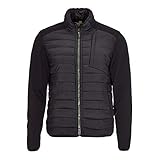 LERROS Men Herren Jacke 2087014 274/02 Stehkragen Reißverschluss Langarm Rundhals, Groesse 50/52, anthrazit