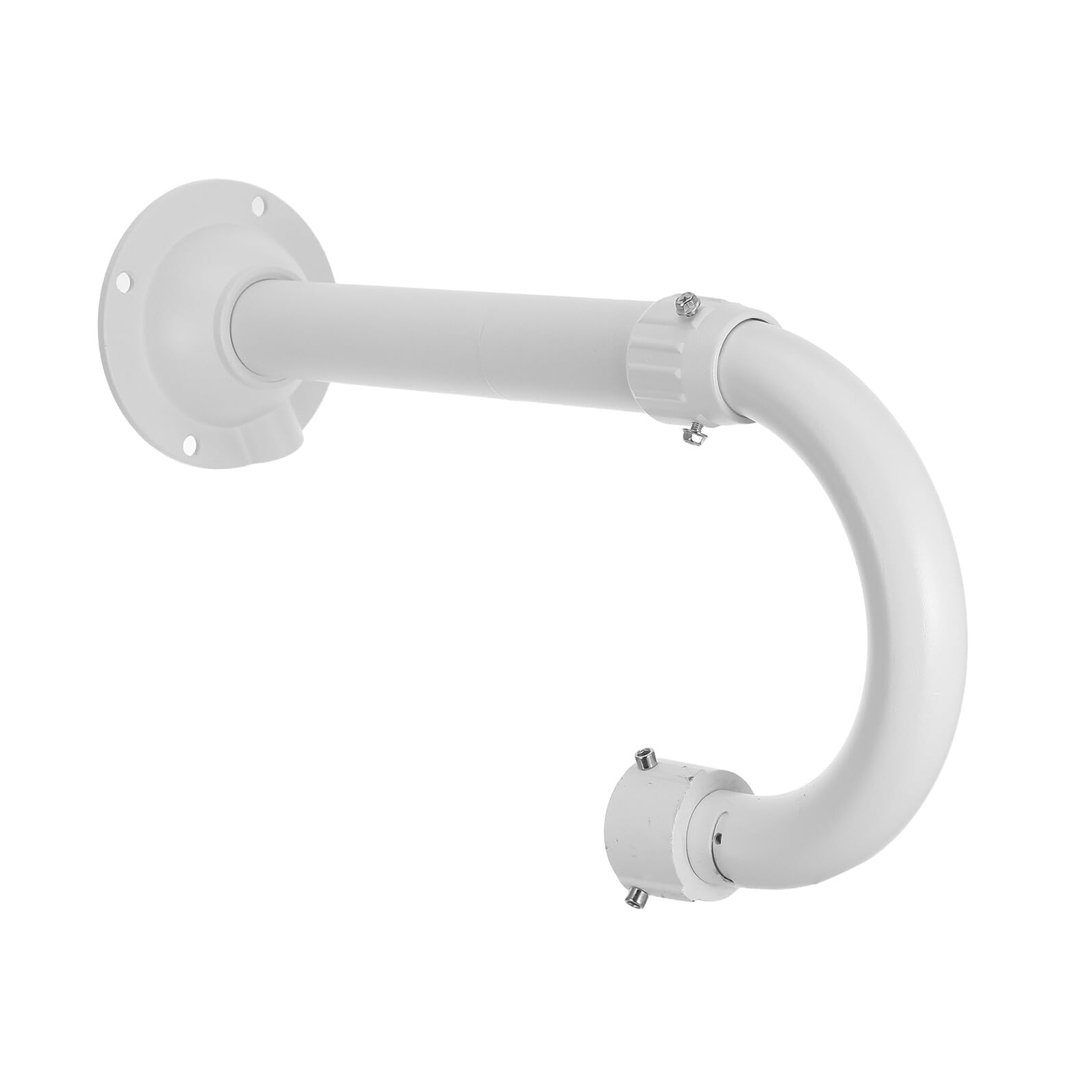 Support Extérieur pour Caméra de Sécurité en Alliage D'aluminium, Support Télescopique Robuste et Réglable Multiangles, pour Surveillance Extérieure et Bureau