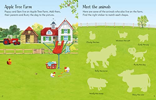 Poppy and Sam's Animals Sticker Book