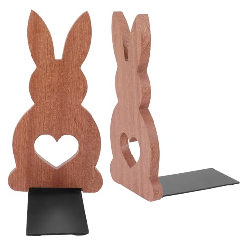 Serrage-Livres Lapin en Bois Healvian Décoration Vintage Haut de Gamme