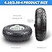 (2 Pack) RRQ 10 Inch Pneumatic Wheel 4.10/3.50-4 Tire, 10