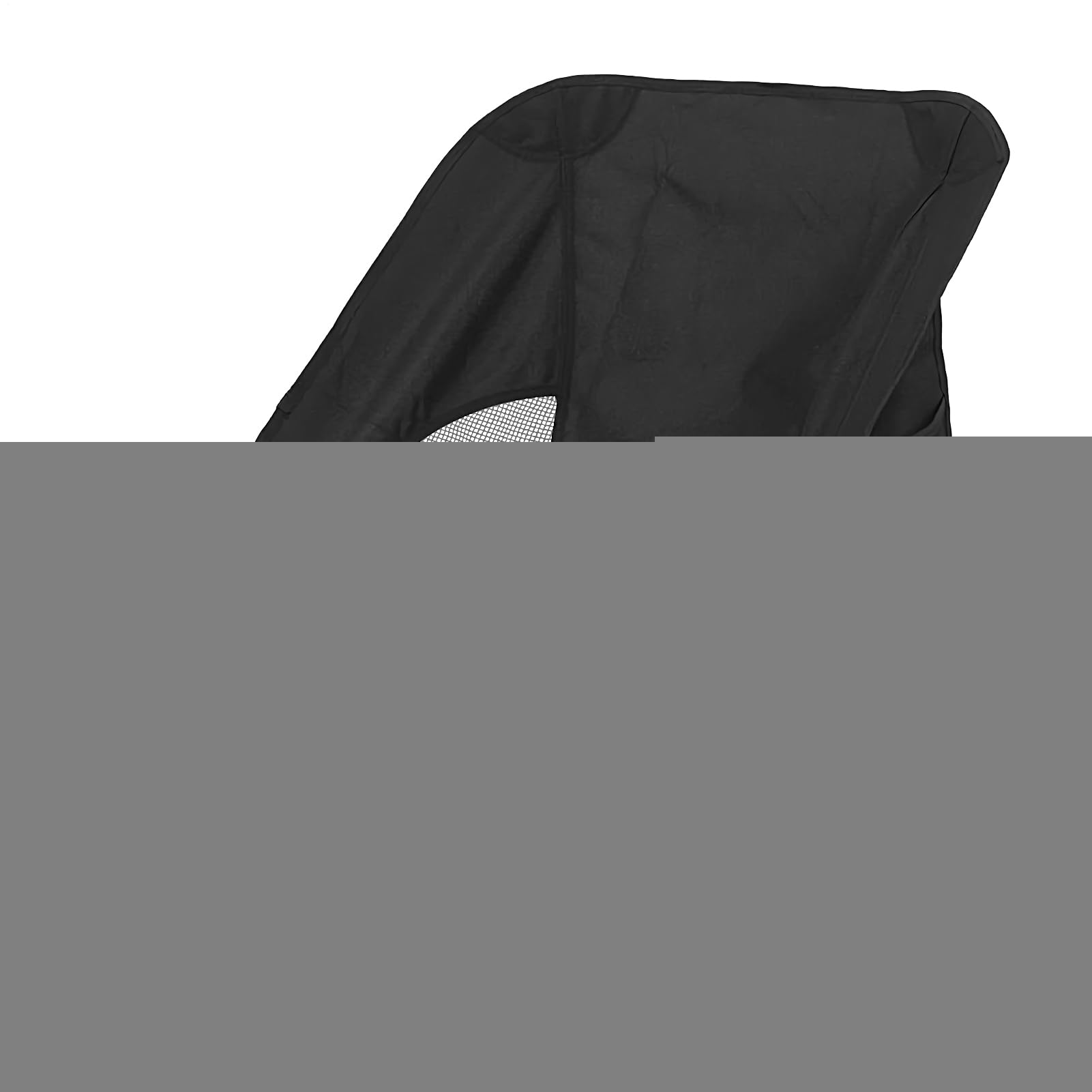 Chaise de camping pliante transpirable avec poche latérale