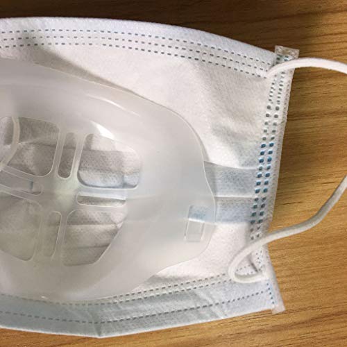 #N/A Suporte de máscara de silicone 3d para máscara confortável vestindo para respirar o protetor de