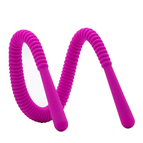 JinWuZe Petal Pusher Silicone Oral Enhancing Hands-Free Labia Spreader Rose Red