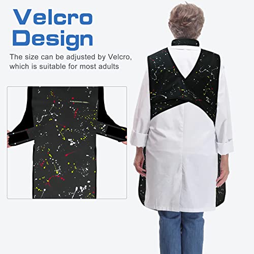 Image of 0.5mmPb Lead Apron with Thyroid Shield Collar - Xray Apron Lead Apron for X-Rays(Black)