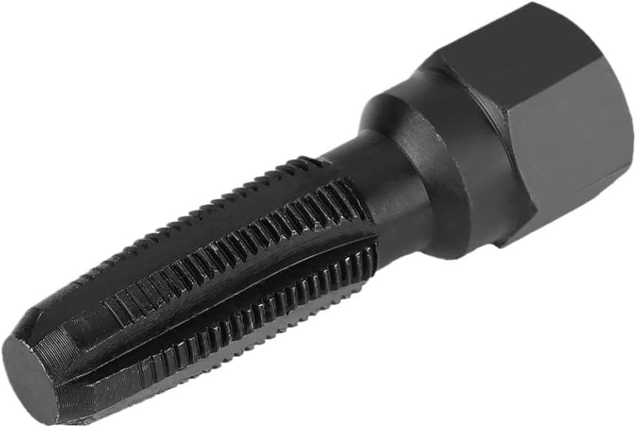 5Pcs Carbon Steel Spark Plug Re Thread Tap Tools with Inserts for 14mm Sparking Plugs Repair