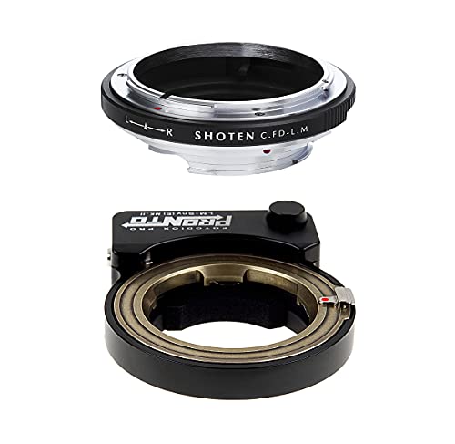 【国内正規品】Fotodiox LM-SNE-PRN II + SHOTEN CFD-LM (キヤノンFDレンズ用) マウントアダプター セット
