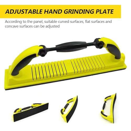 Flexibel Ohne Staublöcher Rigips Schleifer, 70 X 400mm Profi Handschleifer Trockenbau Handschleifblock schleifklotz auto Schleifklotz Werkzeug für Staubabsaugung Schleifen
