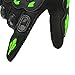 GLOGLOW Outdoor Cycling Bike Gloves Motorcycle Gloves with Sweat Hole Full Finger for Traveling (L)