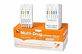 Test Antidroga Urine 8 in 1, Drug Test per Rilevamento Cocaina, Cannabis, Oppiacei, Metadone, Anfetamine, Metanfetamine, Benzodiazepine e Buprenorfina. 5 Test.