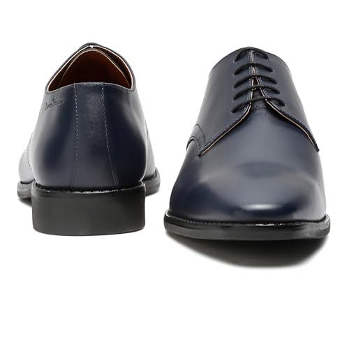 Image of LOUIS STITCH Men's Italian Leather Shoes Handmade Formal Lace Up Derbies for Men (RXPL)