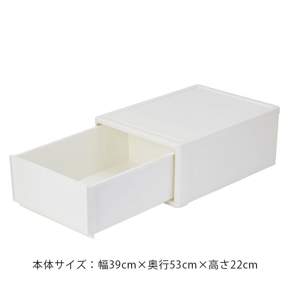 Amazon｜カインズ(CAINZ) 引き出し衣装ケース M 幅39cm 奥行53cm 高さ 