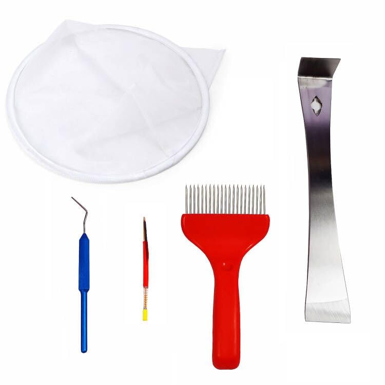 Miniatura 6 de TECHTONGDA Extractor eléctrico de miel, extractor de abeja de 3 marcos, tambor giratorio de panal de abeja de acero inoxidable, equipo de centrífuga