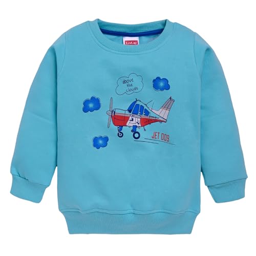 Image of LuvLap Baby Boys Full Sleeve Sweatshirt & Pyjama Set