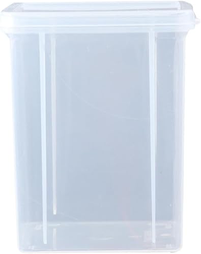 Miniatura 4 de Caja de almacenamiento de cocina Tarro sellado de cereales con tapa, botella de almacenamiento de plástico apilable para refrigerador para el hogar,