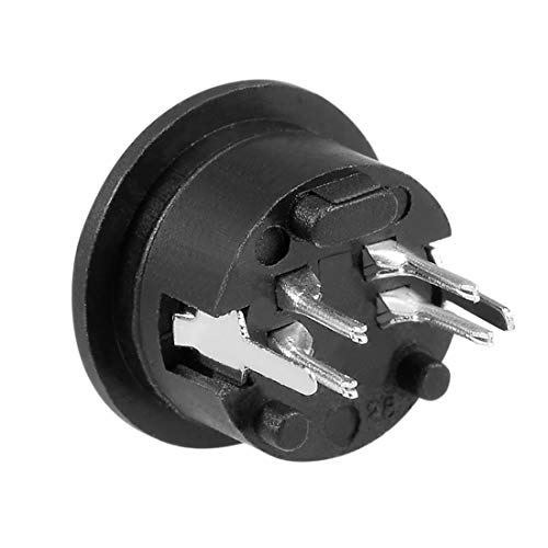 uxcell conector S-video hembra 4 pines PCB 20 piezas miniatura 4