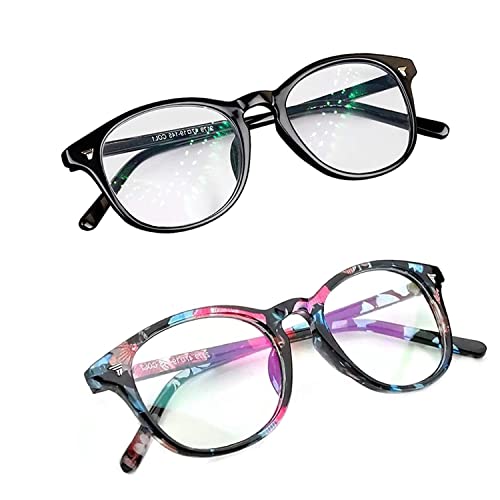 Image of IFLASH Blue Light Blocking Glasses Gaming Filter Transparent Round Eyeglasses for Eye Protection Men Women, Computer /Tablet /Laptop /Mobile /TV, Anti-blue & Anti eyestrain