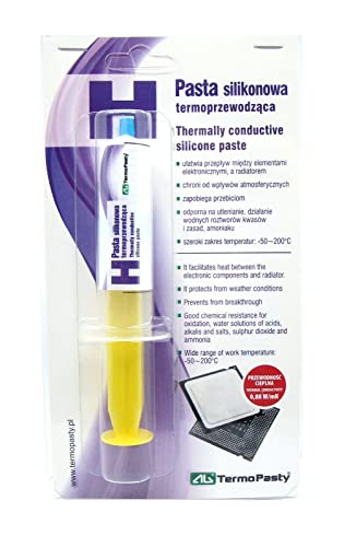 Pasta de silicona térmicamente conductora