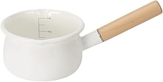 QWAXTRIW Simple Noodles Instant Single Engine Enamel Complementary Soup Pot