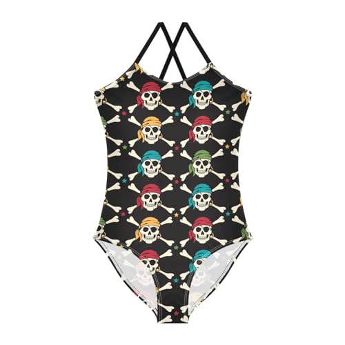 Ollabaky Girls One Piece Swimsuit Bathing Suit Beachwear 3-10T