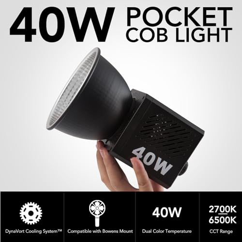 Foco LED M60 portátil con CRI95 y softbox iluminador para retratos sin sombras 2