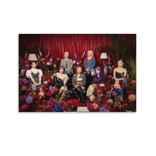 HANA �n�i Debut Single Rose �A���o���L�����o�X�|�X�^�[ (25) �ǃA�[�g�z�[�� �o�X���[�� �Q�� �I�t�B�X���� �v�����g�|�p��i �C���e���A16x24inch(40x60cm)