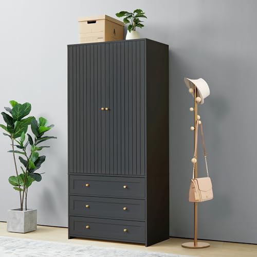 LEVNARY Wardrobe Armoire Closet