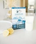 Dishwasher detergent strips sheets unscented lightweight plastic free